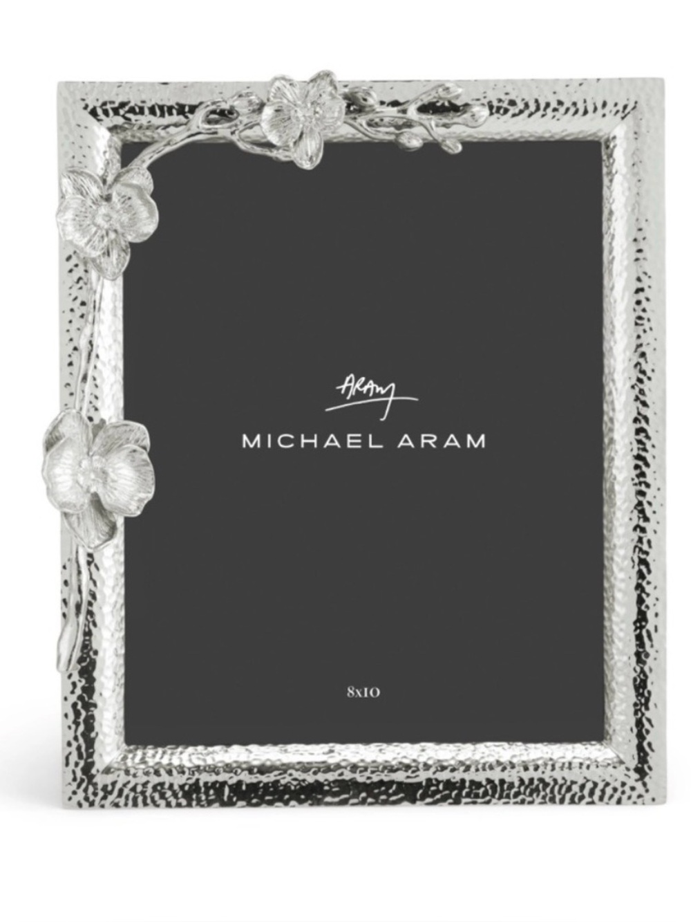 NEW MICHAEL ARAM WHITE ORCHID PHOTO FRAME 8" x 10"